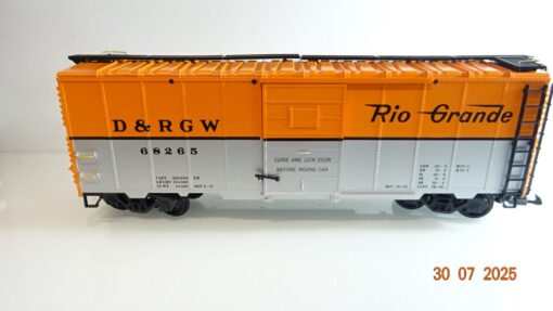 LGB Spur G 4091 US D&RGW 68265 Steel Box Car Güterwagen in OVP PK160