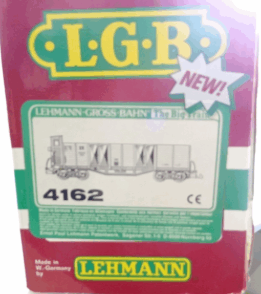 LGB Spur G 4162 Hochbordwagen mit Bremserhaus siehe Foto in OVP CK9493 – Bild 6