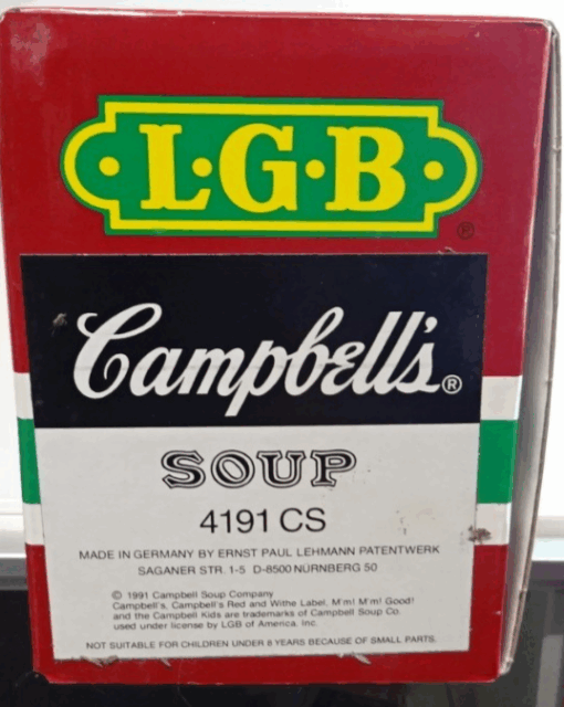 LGB Spur G 4191 CS Campbell's Soup Box Car Kids Playing Toy in OVP PK206 – Bild 6