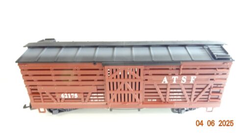 LGB Spur G 46680 Viehwagen Santa Fe "ATSF 62175" siehe Foto in OVP CK8661 – Bild 3