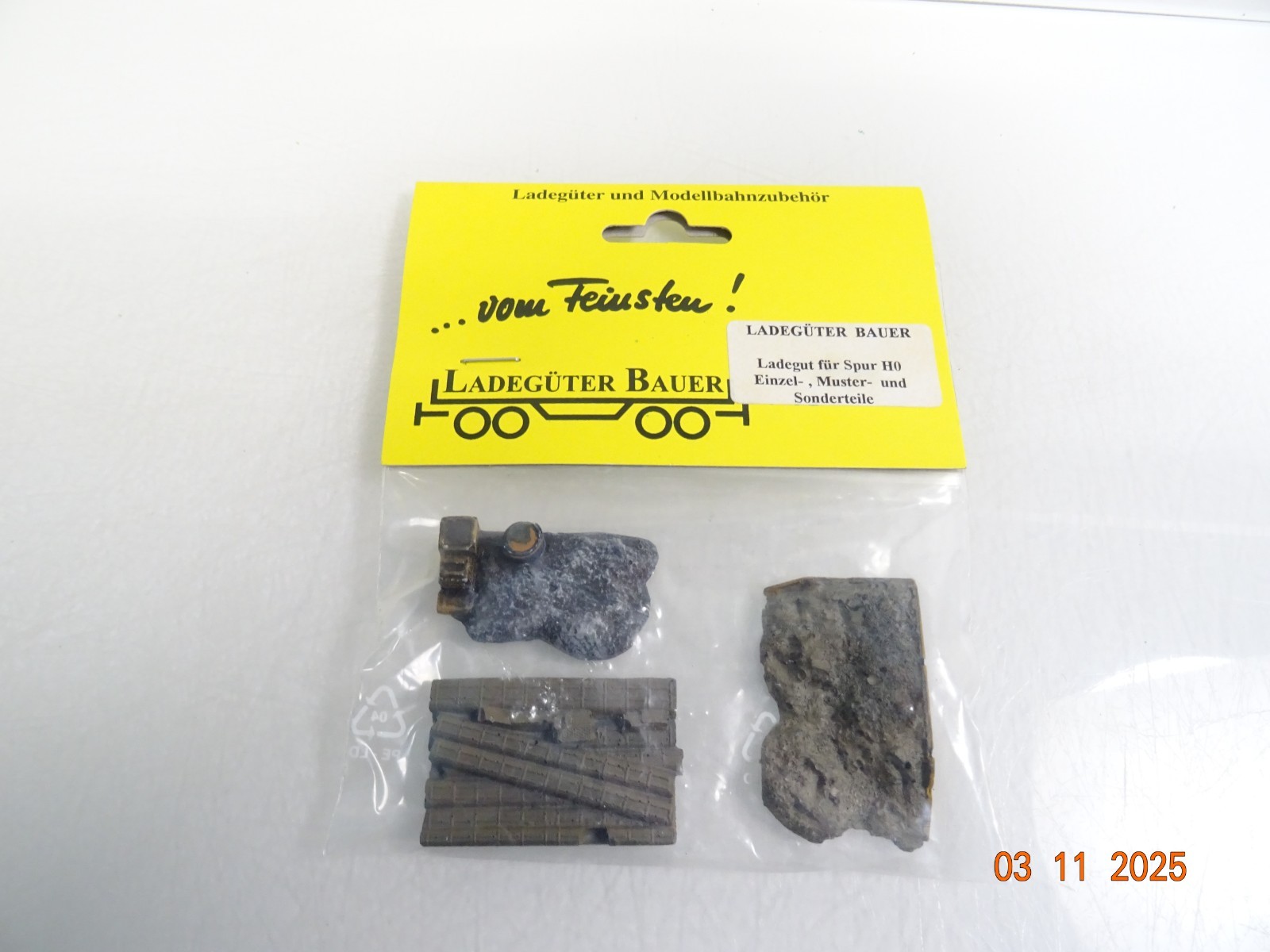 Ladegüter Bauer H0 Ladegut Einzel- Muster und Sonderteile in OVP RR4304