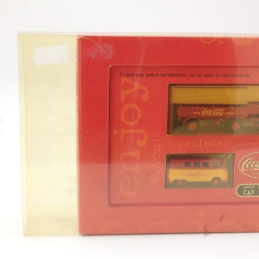 Lemke / Brekina 1:87 LC21014 Coca Cola Transporter Set in OVP QR3605 – Bild 4