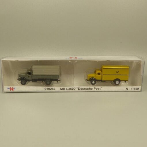 Lemke Minis 1:160 010283 MB L3500 LKW´s Deutsche Post in OVP EX6154 – Bild 4