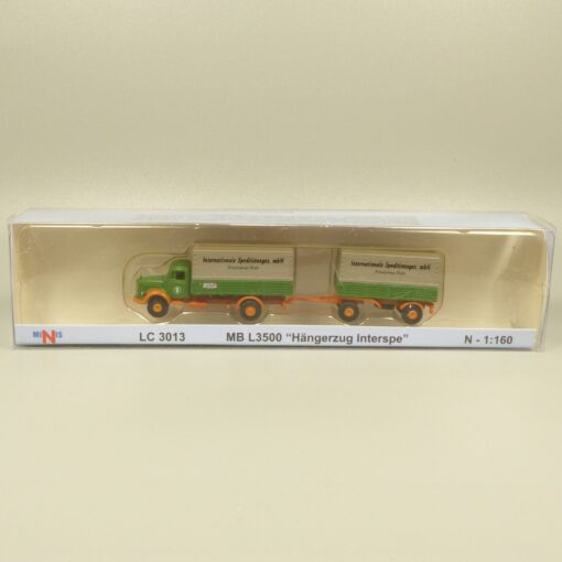 Lemke Minis 1:160 LC3013 MB L3500 Hängerzug Interspe in OVP EX6161 – Bild 4