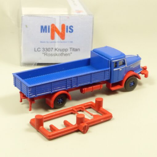 Lemke Minis 1:160 LC3307 Krupp Titan Pritsche Rosskothen in OVP EX6200 – Bild 3