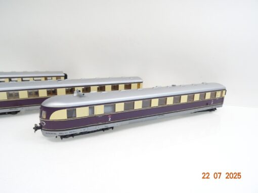 Liliput H0 12602 Dieseltriebzug 3tlg. SVT137 der DRG JL1730 o. – Bild 3