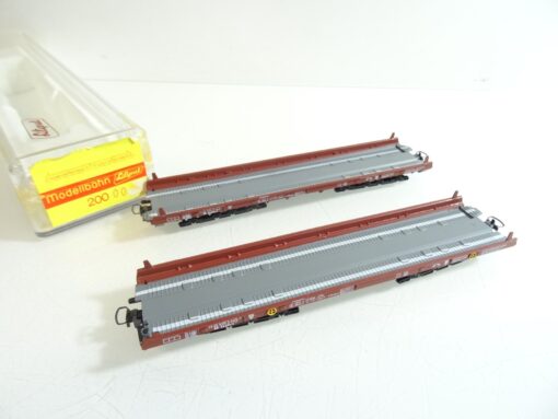 Liliput H0 200 00 Set Niederflurwagen RoLa derDB 2 Stück in OVP PR899