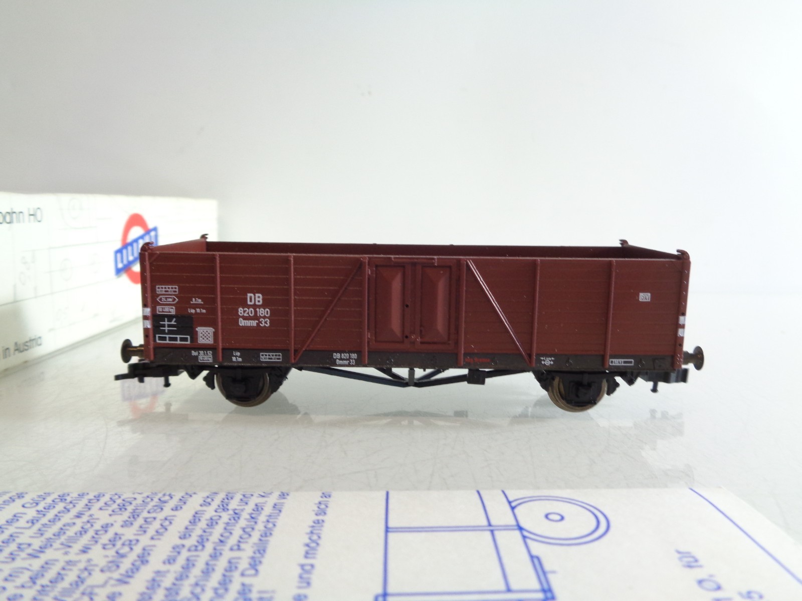 Liliput H0 217 03 offener Güterwagen der DB in OVP BH812 – Bild 3