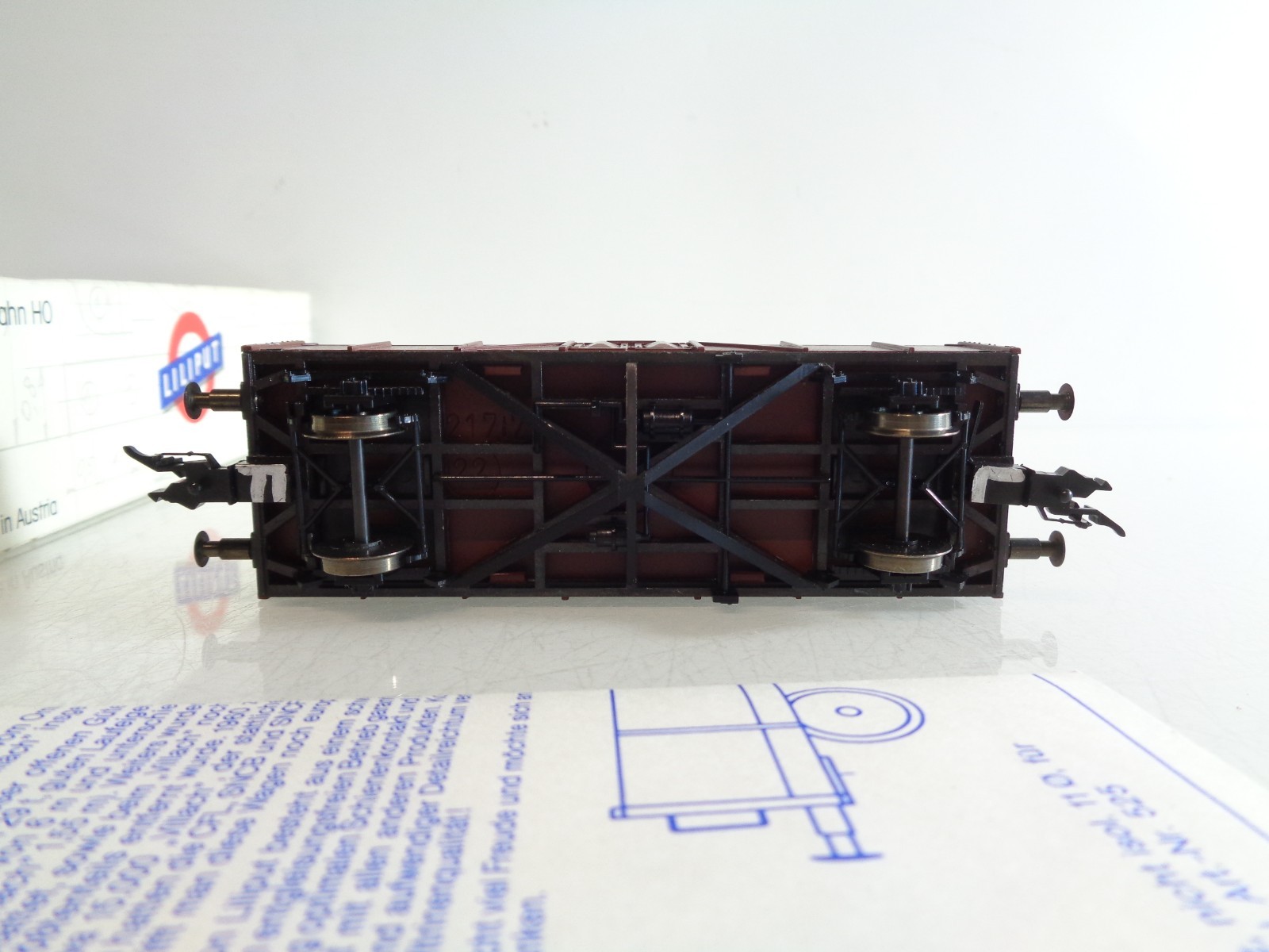 Liliput H0 217 03 offener Güterwagen der DB in OVP BH812 – Bild 4
