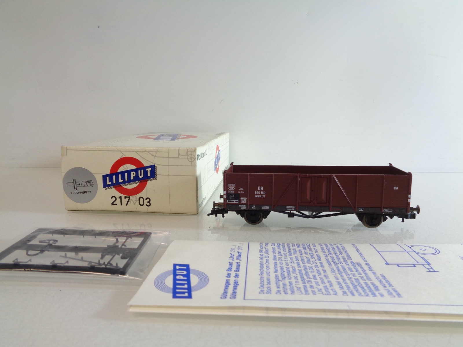 Liliput H0 217 03 offener Güterwagen der DB in OVP BH812