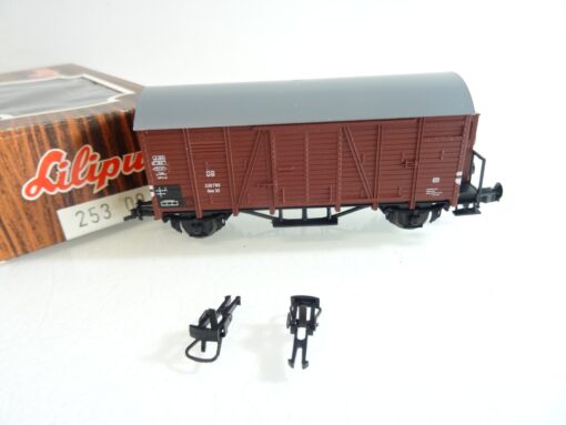 Liliput H0 253 09 gedeckter Güterwagen der DB in OVP RR1061 – Bild 3