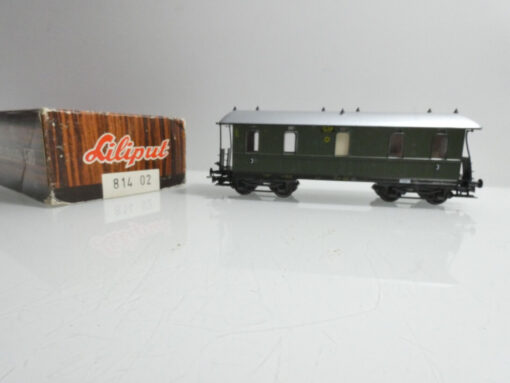 Liliput H0 814 02 AC Langenschwalber Personenwagen 3.Kl. der DR in OVP AR4384