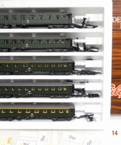 Liliput H0 840 Eilzugwagen-Set 5 tlg. der DB in OVP JL3620