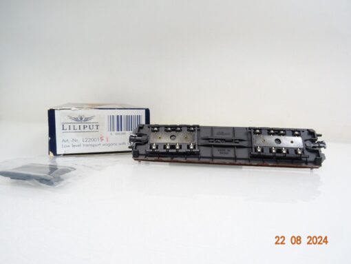 Liliput H0 L220015 Niederflurwagen mit Ladung LKW der DB in OVP PR2152 – Bild 4