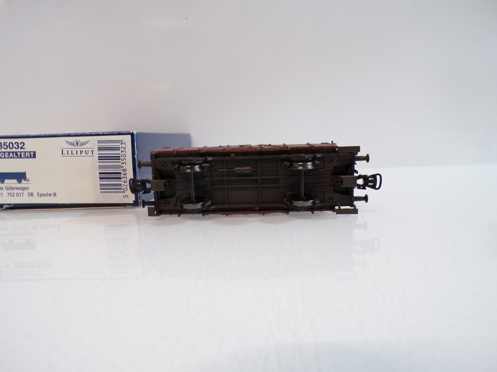 Liliput H0 L235032 offener Güterwagen Om 21 der DB in OVP BH1778 – Bild 4