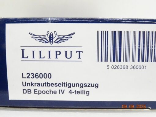 Liliput H0 L236000 Unkrautbeseitigungszug 4tlg. der DB in OVP JL2889 – Bild 3