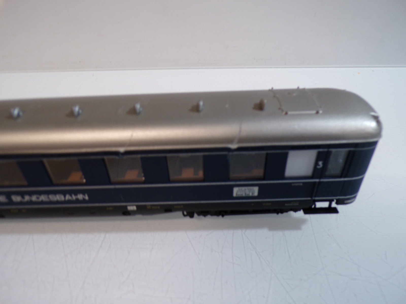 Liliput H0 L383301 Schürzenwagen 3.Kl. der DB in OVP BH2045 – Bild 3