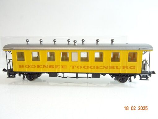Liliput H0 Personenwagen gelb der Bodensee Toggenburg Bahn in EVP PR6092 – Bild 3