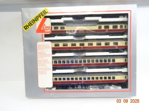 Lima H0 149785GP Schnellzugwagen-Set 4tlg. Rheinpfeil der DB in OVP JL2773 – Bild 3