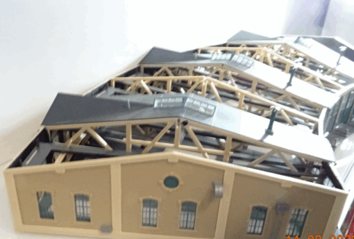 Lokschuppen H0 9-ständig aus Anlagenrückbau siehe Foto PK580 o. – Bild 4