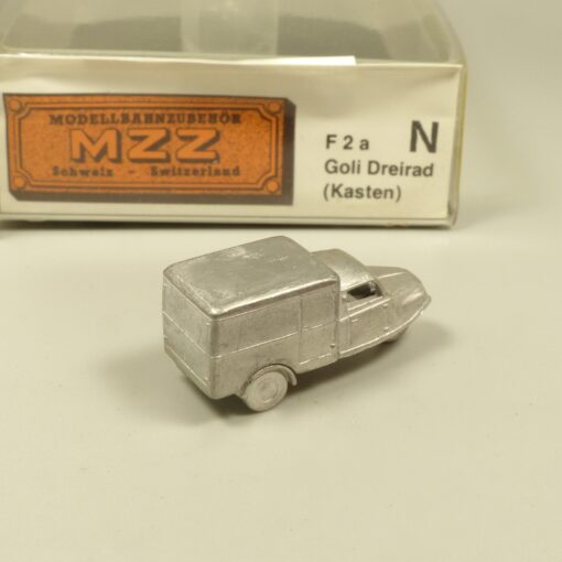 MZZ Modellbahnzubehör Spur N F2 Goli Dreirad (Pritsche) rar in OVP EX6353 – Bild 3
