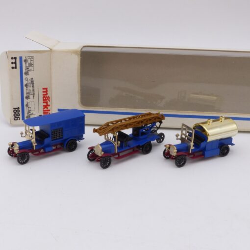 Märklin 1:87 H0 1886 Oldtimer Set 3 Fahrzeuge der Feuerwehr in OVP EX6831