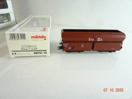 Märklin H0 00751-15 Selbstentladewagen der DB  in OVP HS14