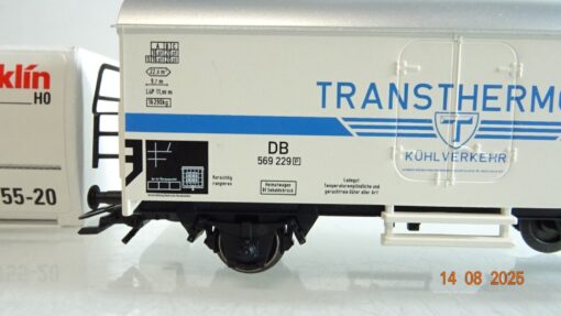 Märklin H0 00755-20 Kühlwagen Transthermos der DB in OVP PR9520 – Bild 3
