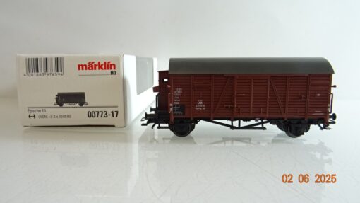 Märklin H0 00773-17 gedeckter Güterwagen der DB in OVP PR8112