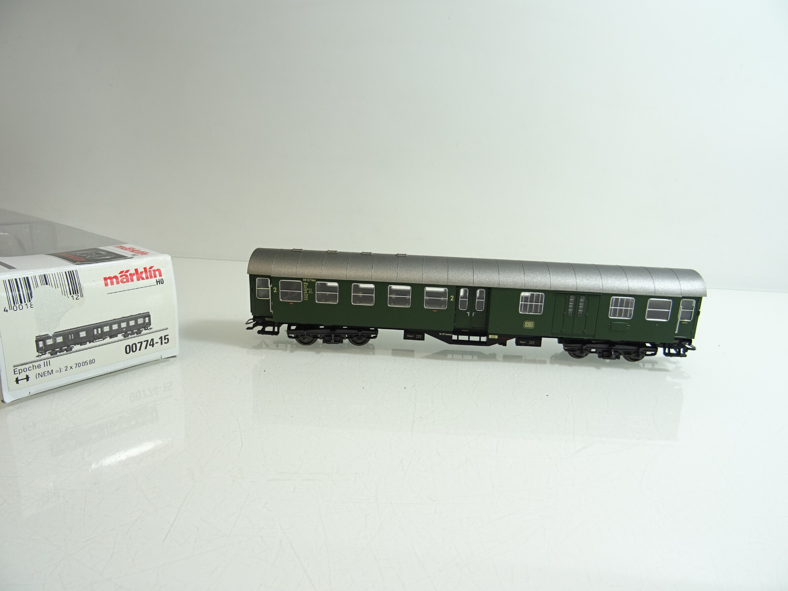 Märklin H0 00774-15 Umbauwagen mit Gepäckabteil in OVP TF680