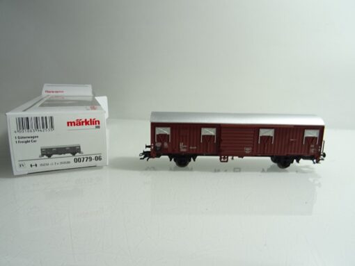Märklin H0 00779-06 gedeckter Güterwagen der DB in OVP TF872