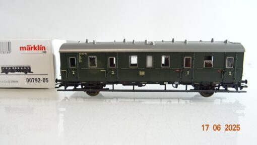 Märklin H0 00792-05 Abteilwagen 2. Kl. der DB in OVP PR8479