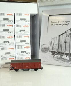 Märklin H0 00794 Set 20 gedeckte Güterwagen der DB in OVP PR8200