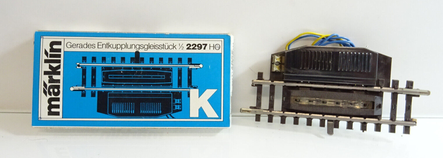 Märklin H0 2297 K-Gleis gerades Entkupplungsgleisstück in OVP C1545