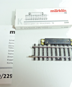 Märklin H0 2299 K Gleis Schalt Gleis gerade 1/2=90mm in OVP CK4571