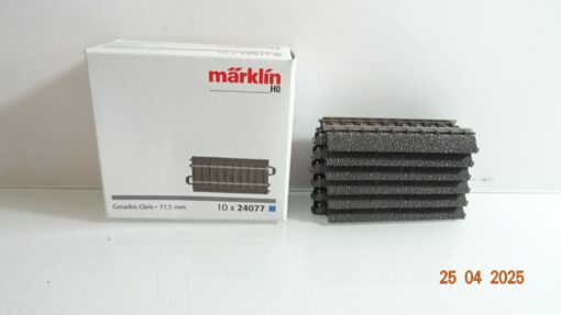 Märklin H0 24077 Gleis gerade 77,5 mm 6 Stück siehe Foto CK7800
