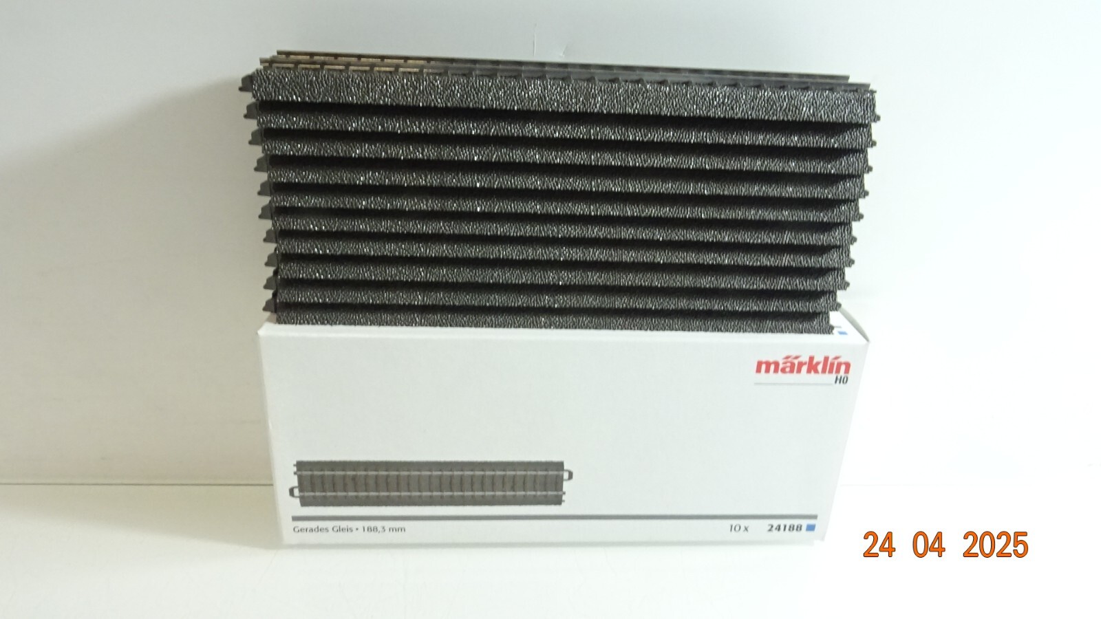 Märklin H0 24188 Gerades Gleis 188,3 mm siehe Foto in OVP CK7733