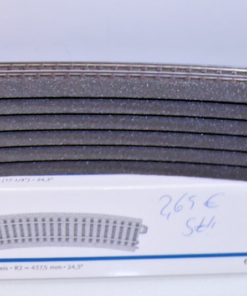 Märklin H0 24224 C Gleis gebogen 6 Stück R2 437,5 mm in OVP PK2953