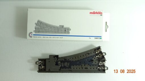 Märklin H0 24612 C Gleis Handweiche links in OVP PK514 – Bild 3