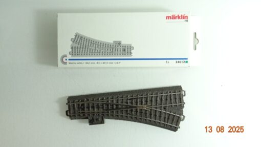 Märklin H0 24612 C Gleis Handweiche links in OVP PK514