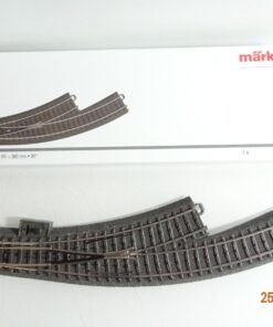 Märklin H0 24671 Bogenweiche links mit Antrieb u. Decoder s. Foto in OVP CK6281
