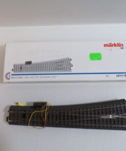 Märklin H0 24711 schlanke Weiche links mit Antrieb siehe Foto in OVP PK2968