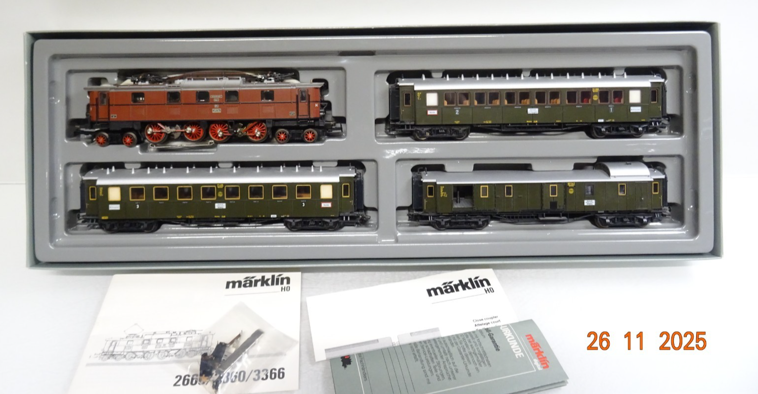 Märklin H0 2660 Bayern Schnellzug Set 4tlg. der DRG in OVP JL4718
