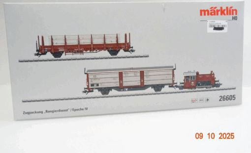 Märklin H0 26605 Wagen-Set Rangierdienst der DB ohne Lok in OVP JL3474 – Bild 3