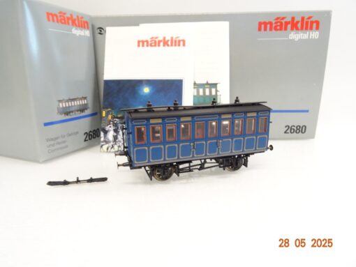 Märklin H0 2680 König Ludwig-Zug Wagen Gefolge u. Reise-Commissär in OVP JL829