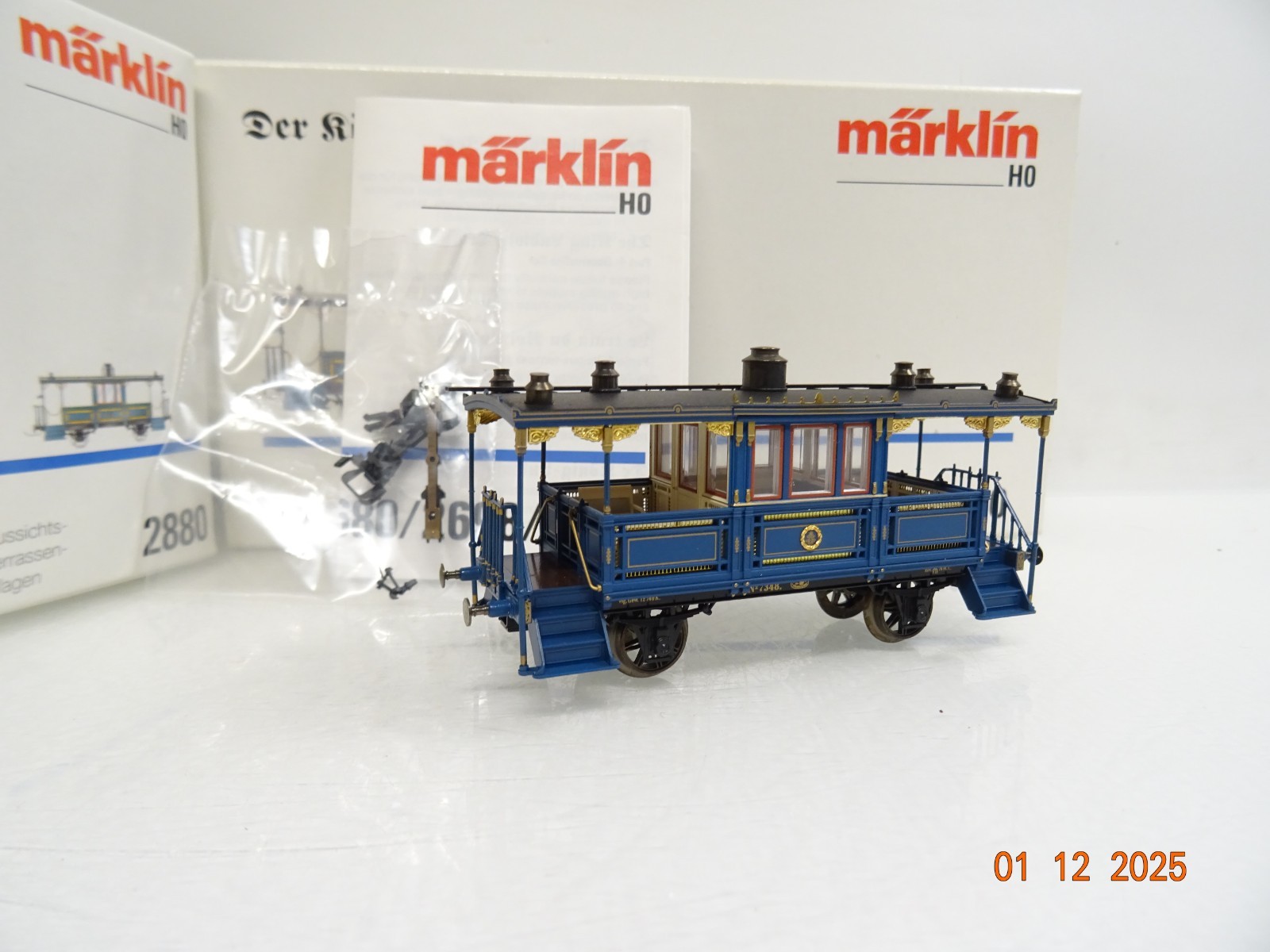 Märklin H0 2880 89283 König-Ludwig-Zug Aussichts-Terrassen-Wagen in OVP JL4791