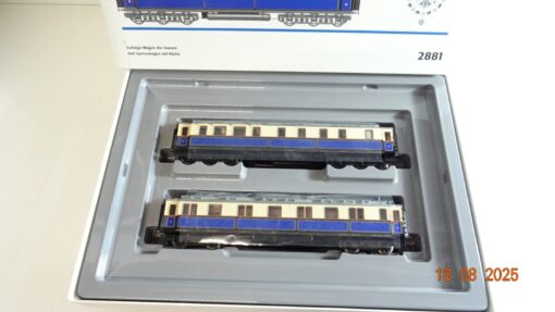 Märklin H0 2881 Gefolge-Wagen der Damen Hof-Speiswagen 2 tlg.  in OVP PR9606
