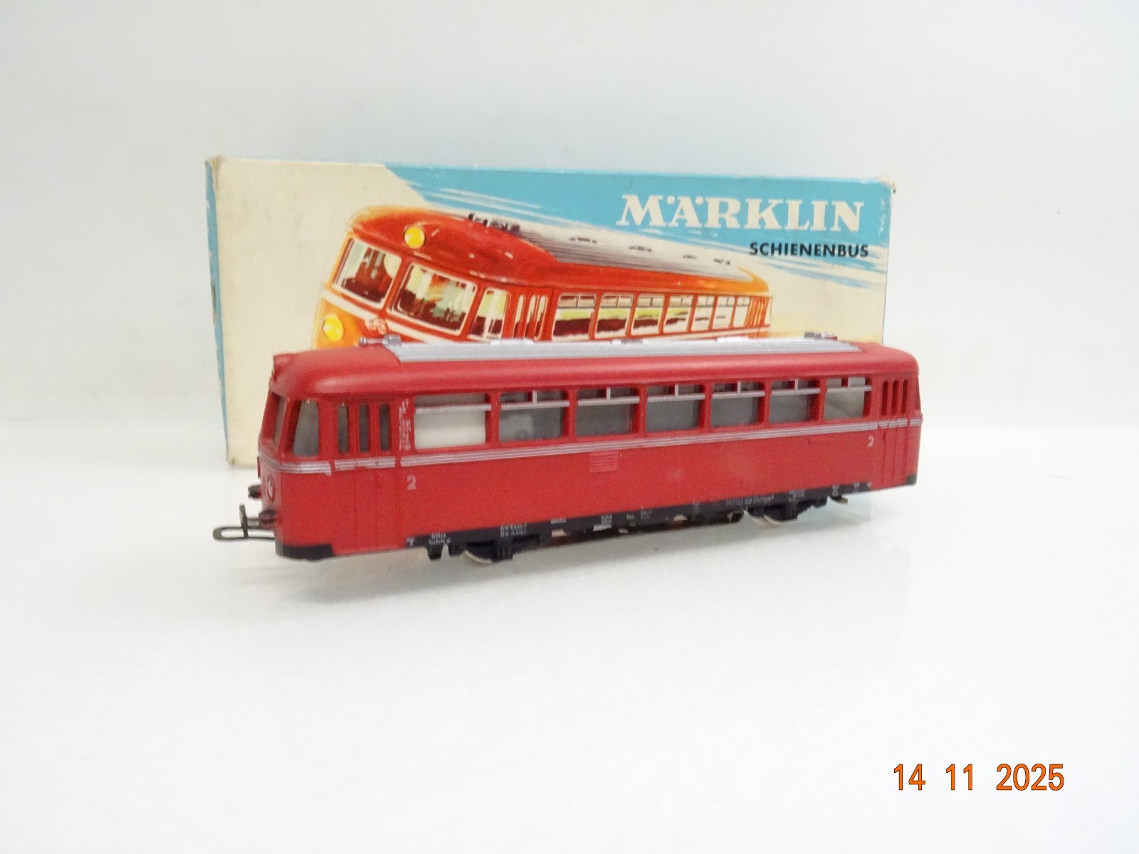 Märklin H0 3016 Schienenbus VT 98 der DB in OVP JL4510