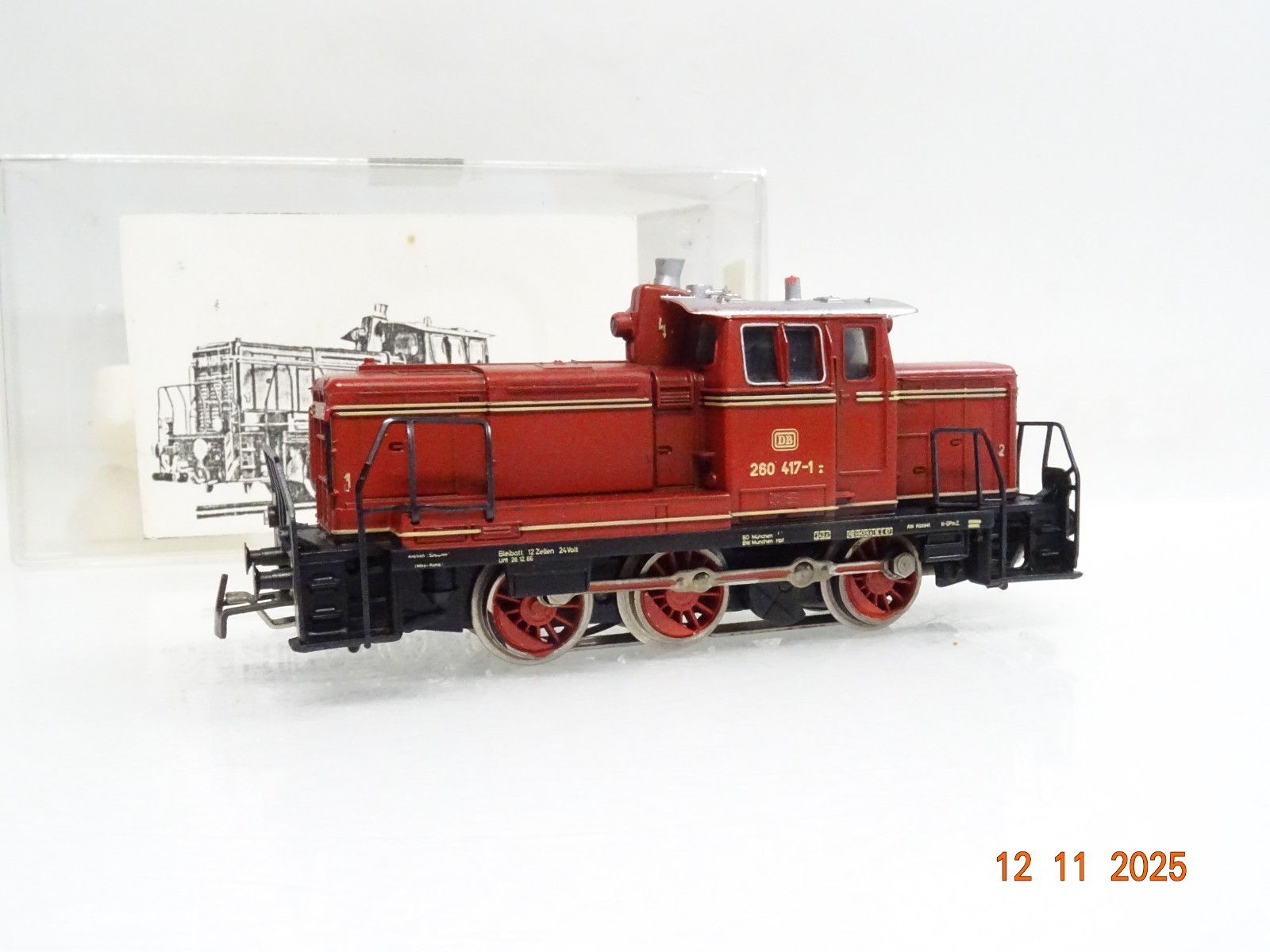 Märklin H0 3065 Diesellok BR 260 417-1 der DB Telex in EVP JL4439