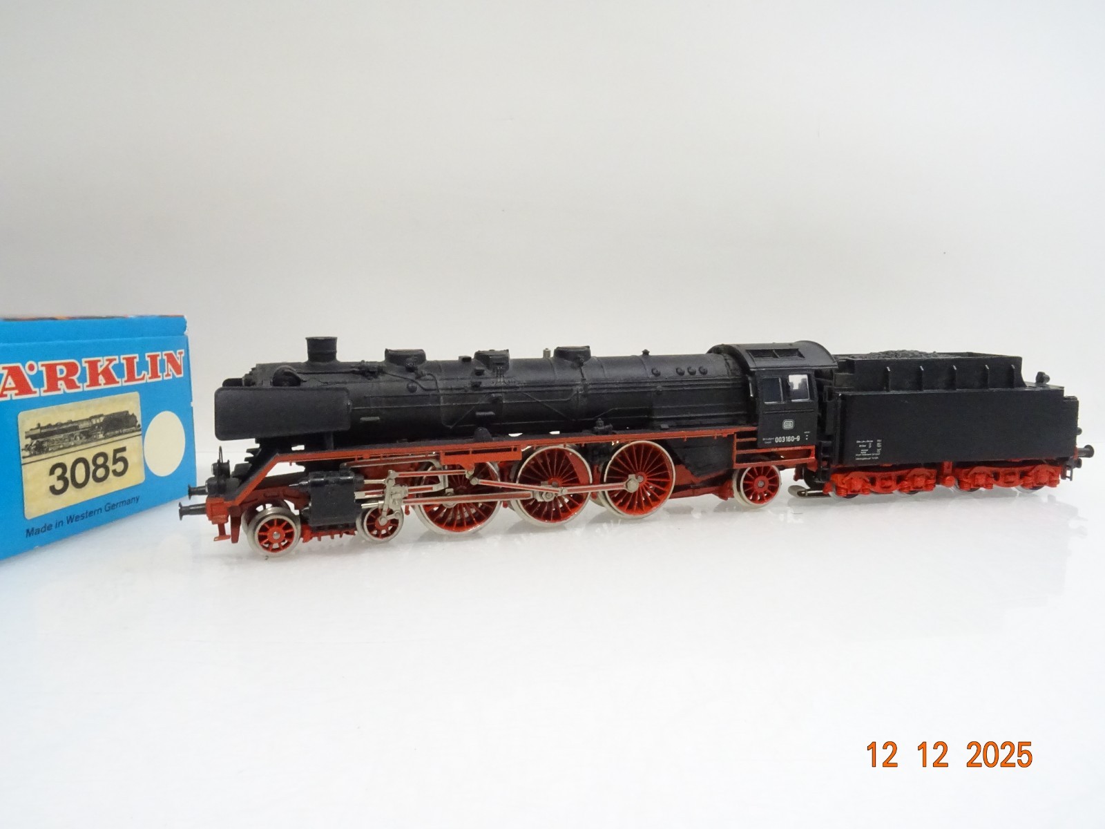 Märklin H0 3085 Dampflok BR 003 160-9 der DB mit OVP JL5054